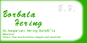 borbala hering business card